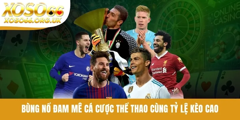 Bùng nổ đam mê cá cược thể thao cùng tỷ lệ kèo cao